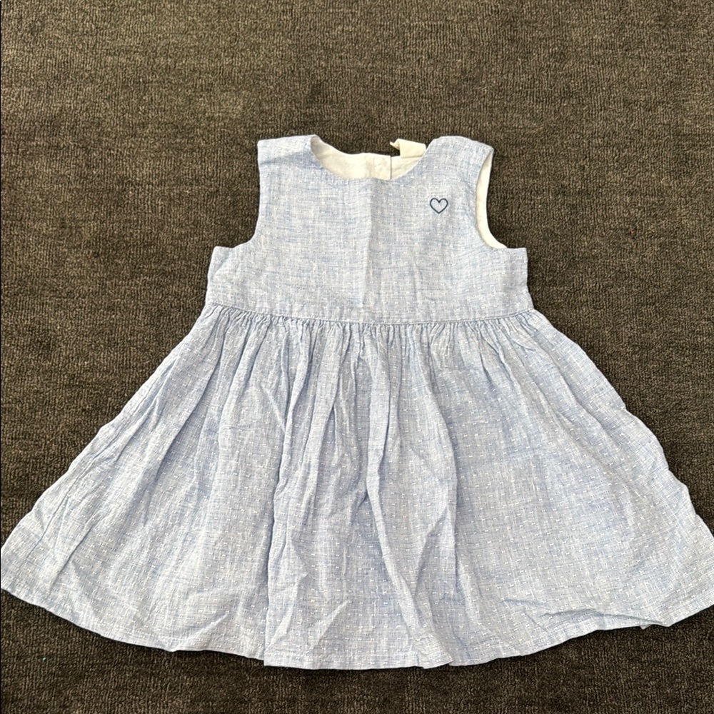 NWOT H&M Blue Sleeveless Dress